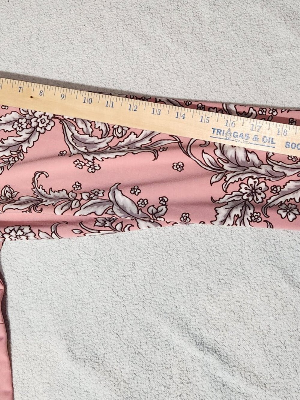 Belle by Kim Gravel Top Pink Floral Half Button Down Top, 1X - Picture 7 of 15